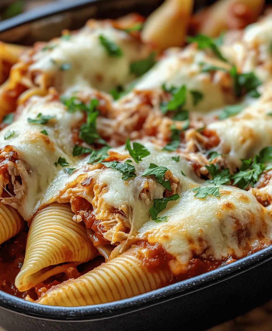 In the realm of comfort food, few dishes can compete with the indulgent pleasure of Cheesy Bacon Chicken Stuffed Shells. This delightful recipe combines the rich flavors of creamy cheeses, tender chicken, and crispy bacon all nestled within large pasta shells, creating a satisfying meal that pleases the palate and warms the heart. Ideal for busy weeknights or casual gatherings, this dish is not only easy to prepare but also delivers a punch of taste that your family and friends will rave about.