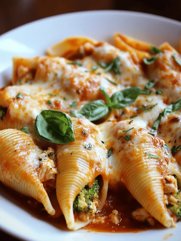 Chicken Broccoli Stuffed Shells are a delightful fusion of comforting flavors and textures, making them the perfect dish for any occasion. This recipe marries tender jumbo pasta shells with a mouthwatering filling of tender chicken, vibrant broccoli, and an irresistible blend of cheeses. The result is a hearty meal that not only satisfies the palate but also nourishes the body, making it a favorite among families and busy individuals alike.