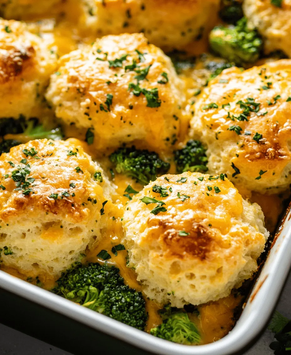 If you’re looking for a meal that embraces comfort food while sneaking in a healthy dose of vegetables, then the Savory Biscuit Broccoli Cheddar Casserole is the perfect dish for you. This casserole is a delightful fusion of tender broccoli florets and creamy sharp cheddar cheese, all enveloped in the flaky goodness of buttery biscuit dough. It’s a warm, hearty dish that not only satisfies hunger but also brings a touch of nostalgia, reminiscent of family gatherings and cozy dinners.