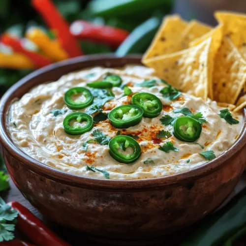 Dips have long been a staple of social gatherings and casual dining experiences, serving as the perfect accompaniment to an array of snacks and bites. Whether it's a lively game day, a summer barbecue, or a cozy movie night, a delicious dip can elevate the atmosphere and keep guests coming back for more. Among the myriad of options available, the Spicy & Creamy Jalapeno Dream Dip stands out as a true crowd-pleaser, enticing taste buds with its rich, creamy texture and delightful kick of heat.