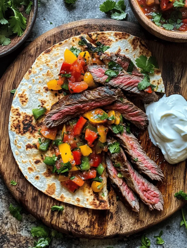 Quesadillas are a beloved dish that have transcended borders to become a staple in the culinary repertoire of many households. As a versatile and satisfying meal, they can be filled with a variety of ingredients ranging from cheese and beans to meats and vibrant vegetables. Today, we are diving into a tantalizing twist on this classic: the Sizzling Chipotle Steak Quesadilla. This dish not only satisfies the palate but also delivers an explosion of flavors that make it an instant favorite.