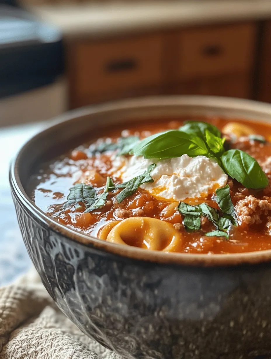 Lasagna soup is a modern take on traditional lasagna that encapsulates the essence of the classic dish in a bowl. The origins of lasagna soup can be traced back to the desire for a quicker, easier way to enjoy lasagna without the need for extensive layering and baking. Instead of baking the pasta and sauce together, this innovative version combines all the elements in a single pot.