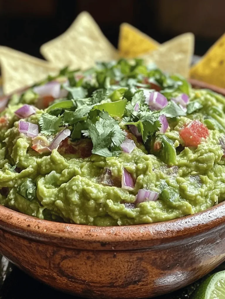 Guacamole is more than just a dip; it's a culinary staple with deep roots in Mexican culture, celebrated for its vibrant flavors and versatility. Traditionally made with ripe avocados, this creamy concoction has evolved into a favorite across the globe, finding its way onto tables at gatherings, barbecues, and even casual family dinners. The richness of avocados combined with zesty lime, crisp vegetables, and an array of spices creates a symphony of flavors that tantalize the taste buds and elevate any meal.