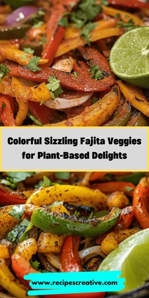 Discover the colorful and flavorful world of sizzling fajita veggies with this vibrant plant-based dish! Perfect for tacos, salads, or grain bowls, these sautéed bell peppers and onions are not only easy to make but packed with nutrients. With the right spices and a squeeze of fresh lime, you can elevate your meals to a whole new level. Embrace the joy of cooking and enjoy healthy eating! #FajitaVeggies #PlantBased #HealthyCooking #VeggieTacos #SizzlingFajitas #VeganRecipes