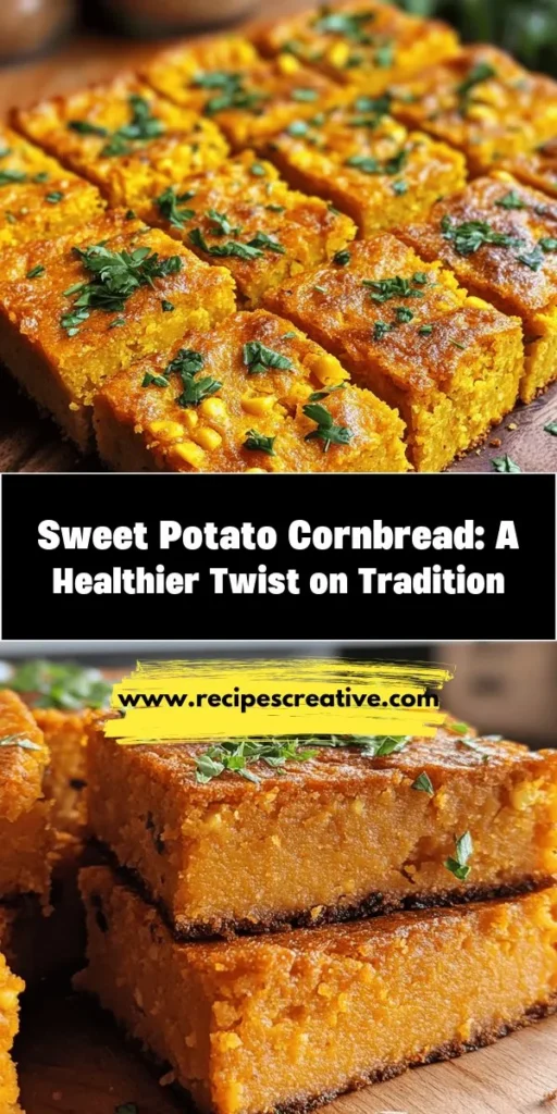 Discover the joy of baking with this Sweet Potato Cornbread Bliss recipe! Packed with the rich flavor of sweet potatoes and the delightful texture of cornmeal, this wholesome treat is perfect for any occasion. It's not only delicious but also nutritious, making it an excellent choice for family dinners or a cozy snack. Get ready to impress your loved ones with this unique twist on a classic dish! #Cornbread #SweetPotato #BakingDelight #ComfortFood #HealthyRecipes #FoodieFun