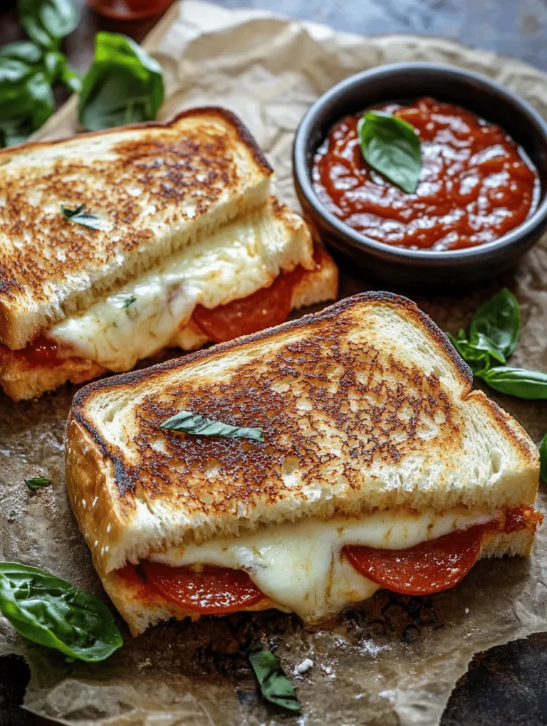 The culinary world is brimming with innovative and delicious combinations, and one of the most beloved comfort foods is undoubtedly the grilled cheese sandwich. This classic staple, known for its gooey, melted cheese enveloped in crispy bread, has been a favorite among kids and adults alike for generations. Now, imagine merging that classic favorite with the irresistible delight of pizza. Enter the Pizza Grilled Cheese—a delightful fusion that combines gooey mozzarella, savory toppings, and crispy, golden-brown sourdough.