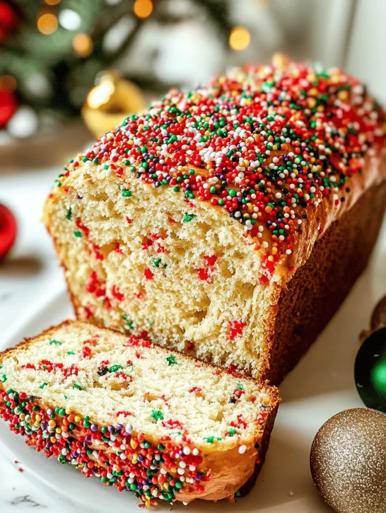 Every great recipe begins with quality ingredients, and understanding their roles can significantly enhance your baking experience. Here, we will break down each component of the Merry Funfetti Christmas Bread, highlighting their importance and how they contribute to the final product.