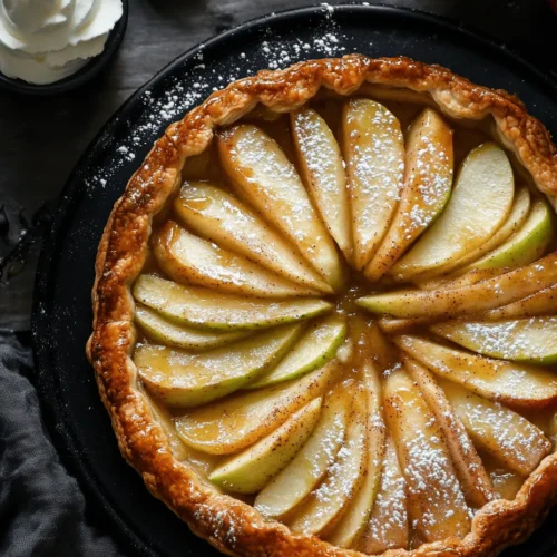 If you're searching for a dessert that effortlessly combines elegance with comfort, look no further than the Heavenly Puff Pastry Apple Tart. This delightful dish marries the light, flaky texture of puff pastry with the sweet, succulent taste of apples, creating a treat that is as pleasing to the palate as it is to the eye. The combination of these two elements not only results in a visually stunning dessert but also a harmonious blend of flavors that appeal to both young and old alike.