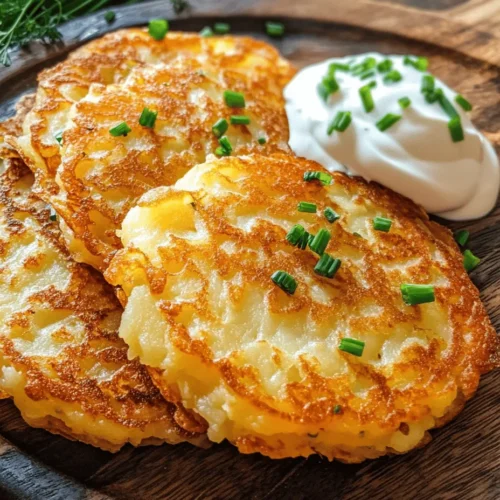 Potato pancakes, known by various names across different cultures, have secured their place as beloved comfort foods worldwide. Whether they are enjoyed as a breakfast staple, a delightful brunch addition, or a savory snack, these crispy delights have something for everyone. The appeal of crispy textures combined with fragrant, herb-infused flavors makes potato pancakes a standout dish that can be enjoyed at any time of the day.