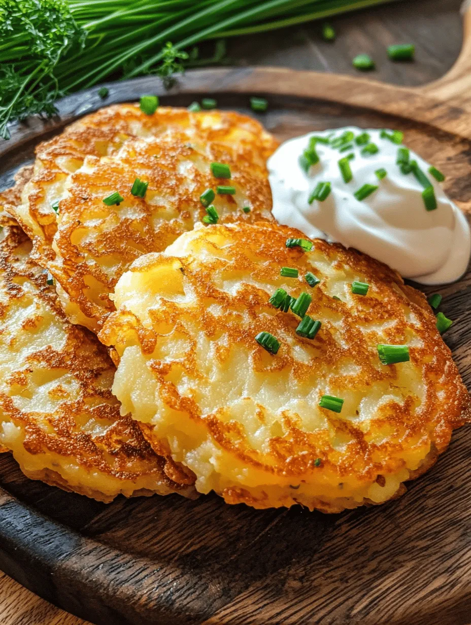 Potato pancakes, known by various names across different cultures, have secured their place as beloved comfort foods worldwide. Whether they are enjoyed as a breakfast staple, a delightful brunch addition, or a savory snack, these crispy delights have something for everyone. The appeal of crispy textures combined with fragrant, herb-infused flavors makes potato pancakes a standout dish that can be enjoyed at any time of the day.