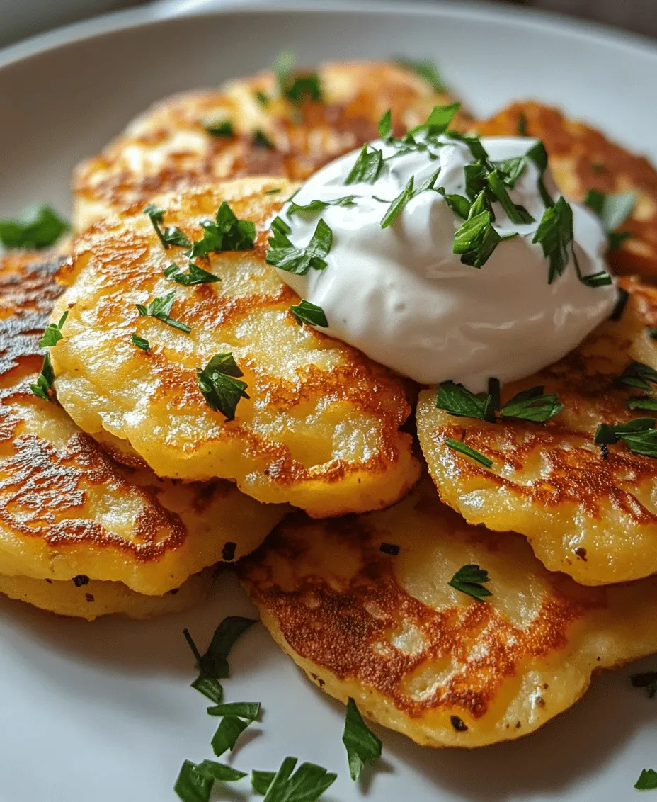 Potato pancakes have captured the hearts and palates of many around the world, making them a beloved dish across various cuisines. From the crispy latkes of Jewish tradition to the hearty rösti of Switzerland, these pancakes are a testament to the versatility of the humble potato. They can be enjoyed as a side dish, a snack, or even a main course, adapting to any meal and occasion. Today, we’re diving into the delightful world of Crispy Herb-Infused Potato Pancakes, a comforting dish that combines simple, accessible ingredients to create a deliciously crunchy treat.