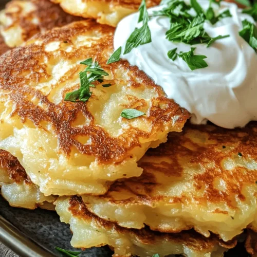 Potato pancakes have captured the hearts and palates of many around the world, making them a beloved dish across various cuisines. From the crispy latkes of Jewish tradition to the hearty rösti of Switzerland, these pancakes are a testament to the versatility of the humble potato. They can be enjoyed as a side dish, a snack, or even a main course, adapting to any meal and occasion. Today, we’re diving into the delightful world of Crispy Herb-Infused Potato Pancakes, a comforting dish that combines simple, accessible ingredients to create a deliciously crunchy treat.