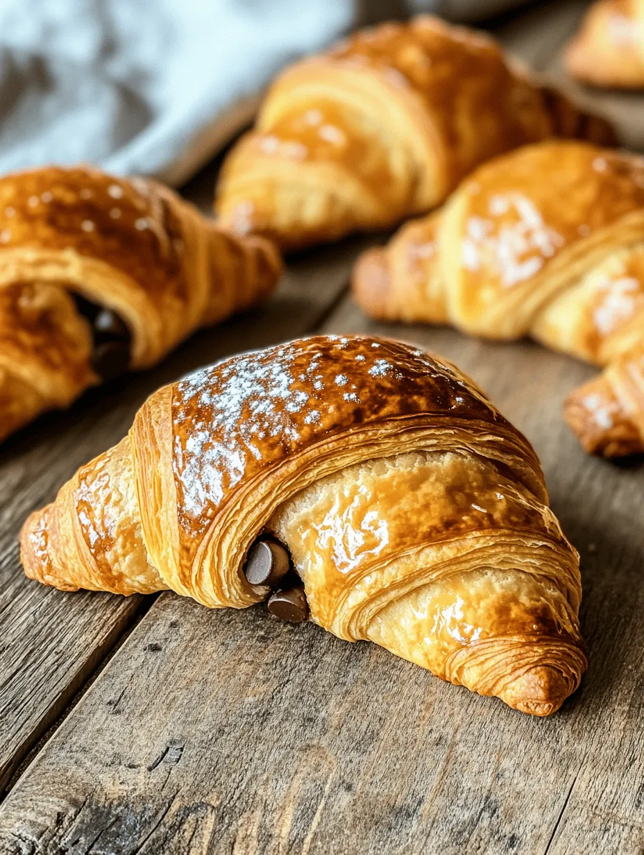 Chocolate croissants are not just pastries; they are a celebration of culinary artistry and indulgence. These flakey, buttery delights, also known as "pains au chocolat" in French, have won the hearts of many around the world. The combination of rich chocolate enveloped in layers of golden, crispy dough creates a visual and sensory experience that is hard to resist. Whether enjoyed as a morning treat with coffee, served at a brunch gathering, or savored as a decadent dessert, chocolate croissants elevate any occasion.