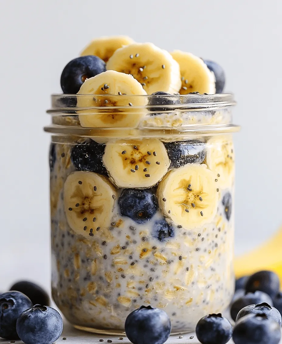 In recent years, overnight oats have surged in popularity as a convenient and nutritious breakfast option. For those leading busy lives, the idea of waking up to a ready-made meal is not only appealing but also allows for a nourishing start to the day. Overnight oats, particularly the Energizing Overnight Blueberry Banana Oats, offer a delightful combination of flavors and textures, making them a favorite among health-conscious individuals. This recipe is an excellent way to kickstart your mornings, ensuring you have the energy needed to power through your day.