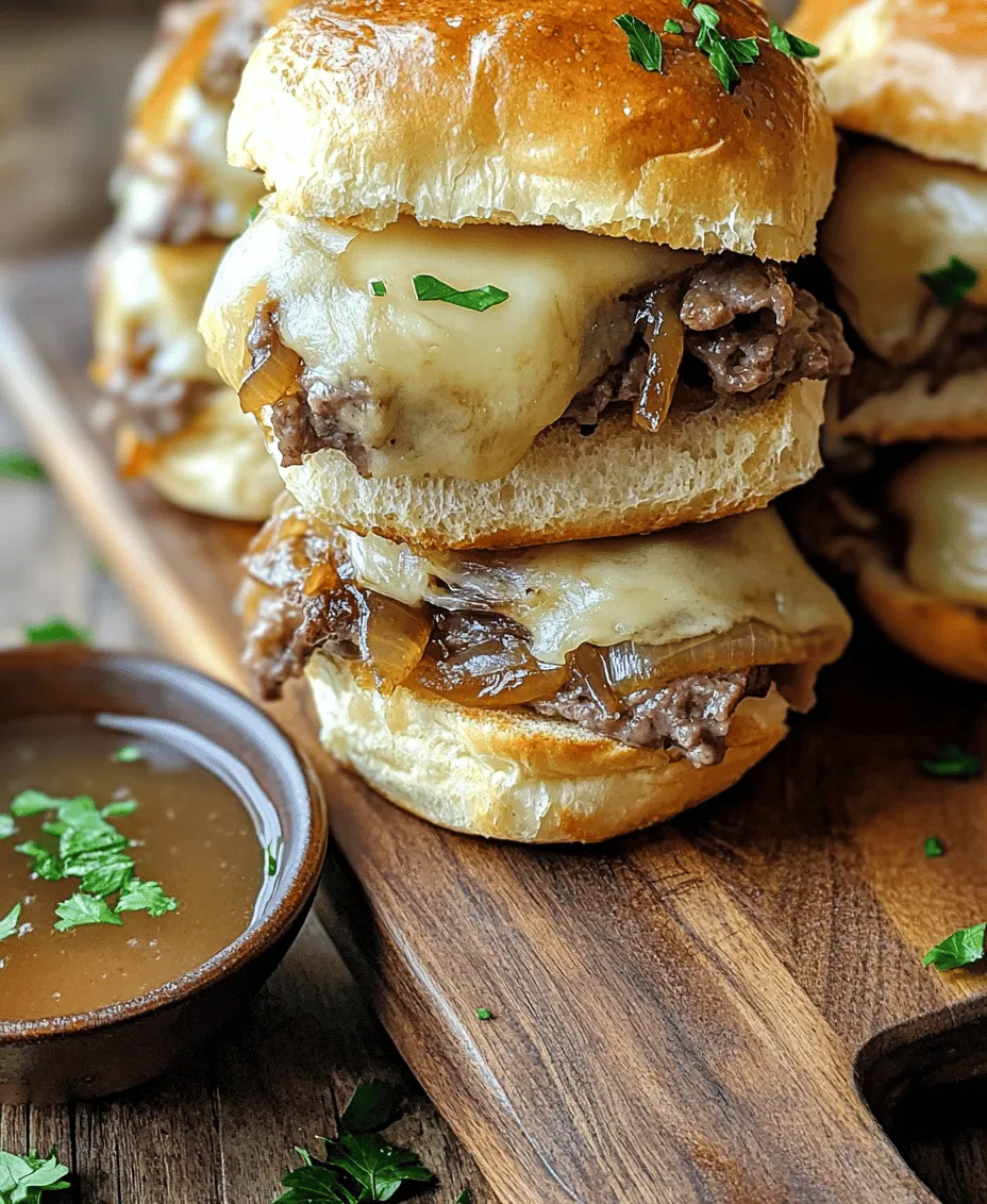 Sliders have become a beloved comfort food, known for their bite-sized portions and versatility. These mini sandwiches are perfect for any occasion, whether you're hosting a game day gathering, enjoying a casual family dinner, or just snacking on something delightful while binge-watching your favorite series. Among the many variations of sliders, French dip sliders stand out as a delicious option, seamlessly merging tender beef with rich, savory flavors.