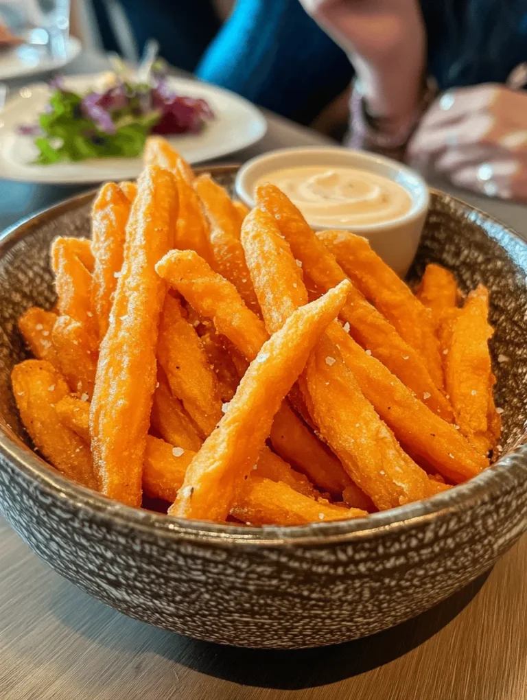 Exploring the world of healthy snacks can lead to delightful discoveries, and crispy air-fried sweet potato fries are a perfect example. These fries are not only a delicious alternative to traditional potato fries but also come packed with nutritional benefits that can elevate any meal or snack time. Sweet potatoes, with their natural sweetness and high fiber content, provide a satisfying crunch while delivering a wealth of vitamins and minerals. In this article, we’ll delve into the steps to create these perfectly crispy fries, discuss the health benefits of sweet potatoes, and explore various ways to serve them.