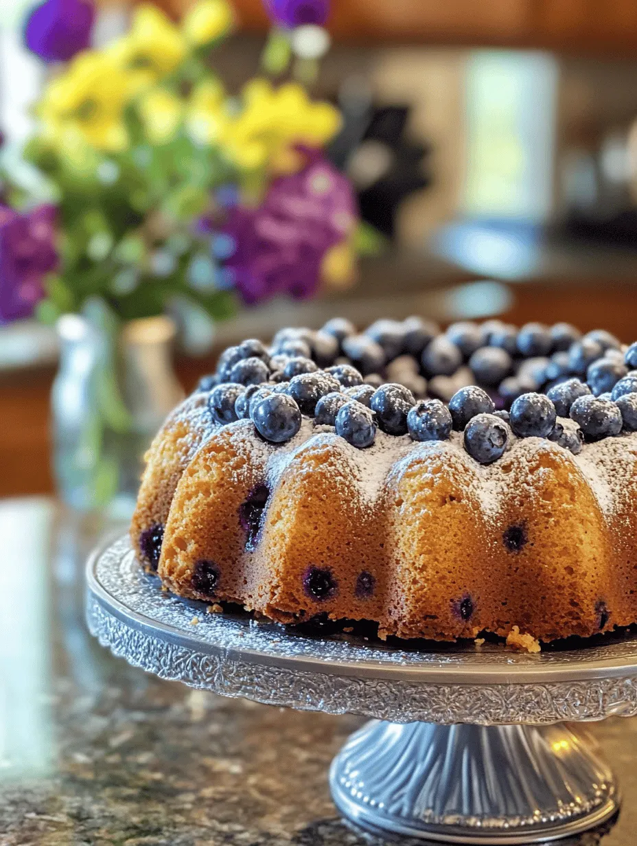 The Morning Bliss Bundt Cake is more than just a dessert; it’s a celebration of flavors that can transform your breakfast table into a delightful feast. This moist and flavorful cake combines the richness of butter and eggs with the refreshing tang of buttermilk and the sweetness of blueberries, topped off with a delightful crunch from walnuts or pecans. Whether you’re looking to impress guests at a brunch gathering, reward yourself during a quiet morning, or simply enjoy a slice of sweetness with your coffee, this cake is the perfect companion.