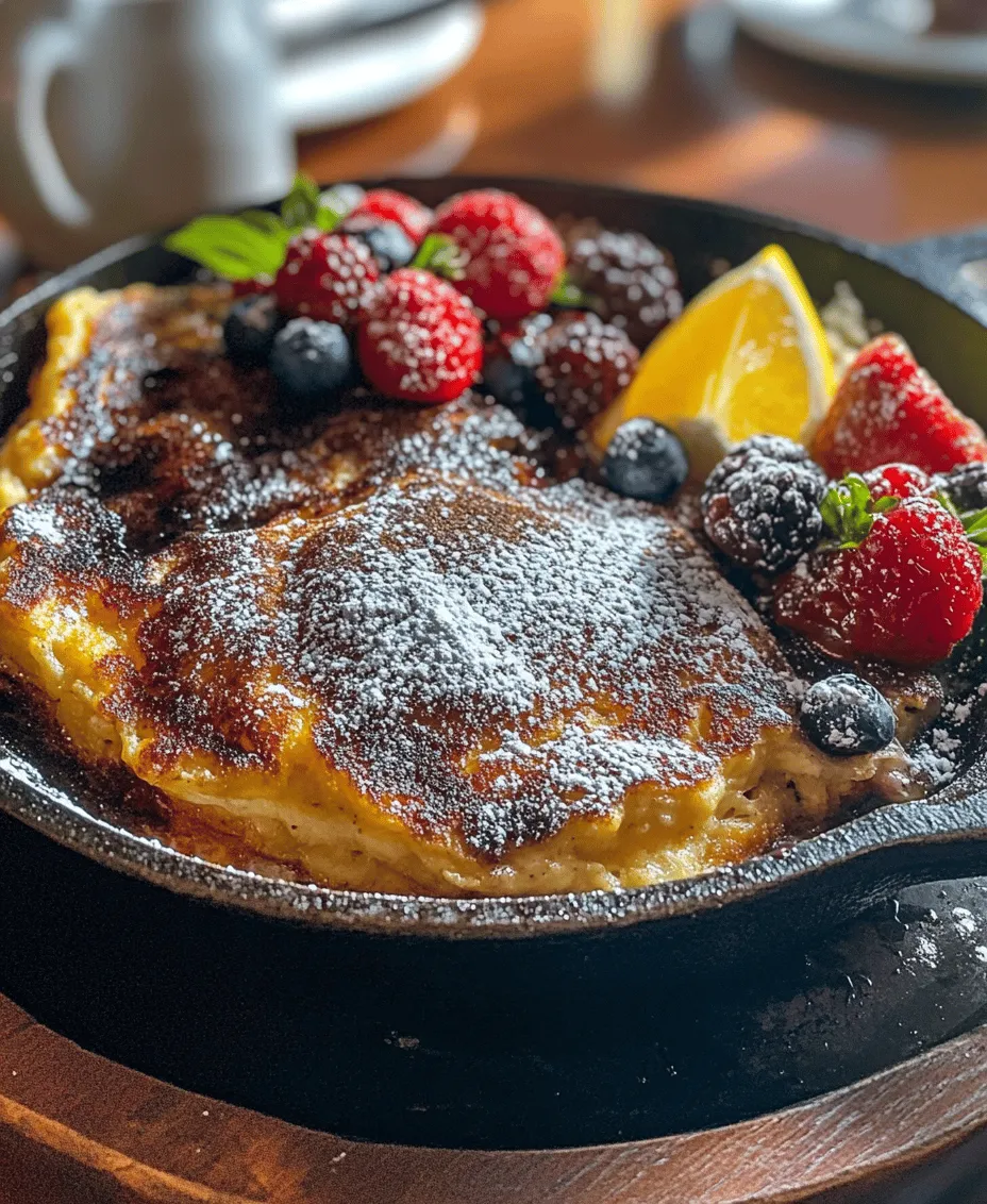 If you're on the lookout for a breakfast or brunch recipe that combines simplicity with extraordinary taste, look no further than the Fluffy Baked German Pancake, more commonly known as a Dutch Baby. This delightful dish has its origins rooted in early 20th-century America, influenced by German immigrants who brought their culinary traditions with them. The name “Dutch Baby” is an Americanized version of 