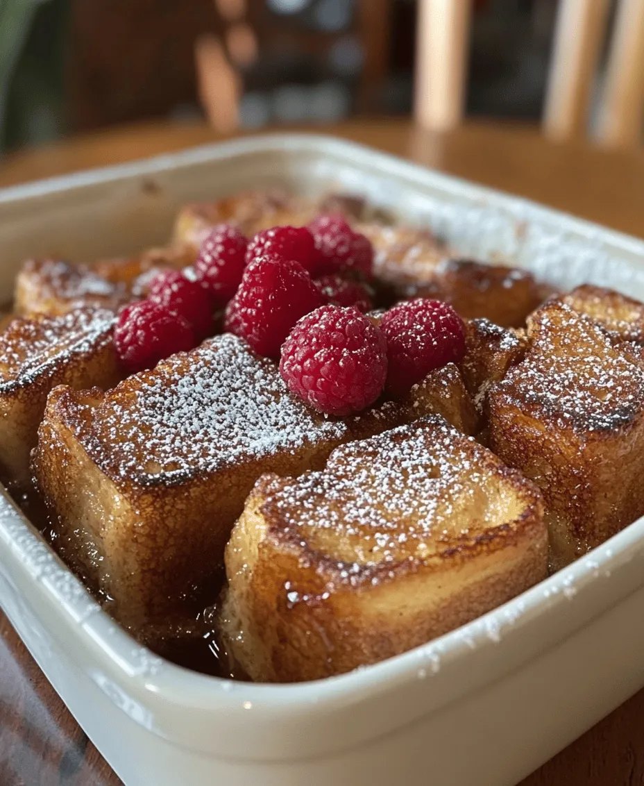 Imagine waking up to the enticing aroma of freshly baked French toast, its golden-brown edges perfectly crisped, and the soft, pillowy center waiting to be savored. Now, elevate that experience with a luxurious twist: Overnight Crème Brûlée French Toast. This dish transforms the classic breakfast favorite into something extraordinary, combining the rich creaminess of crème brûlée with the comforting familiarity of French toast.