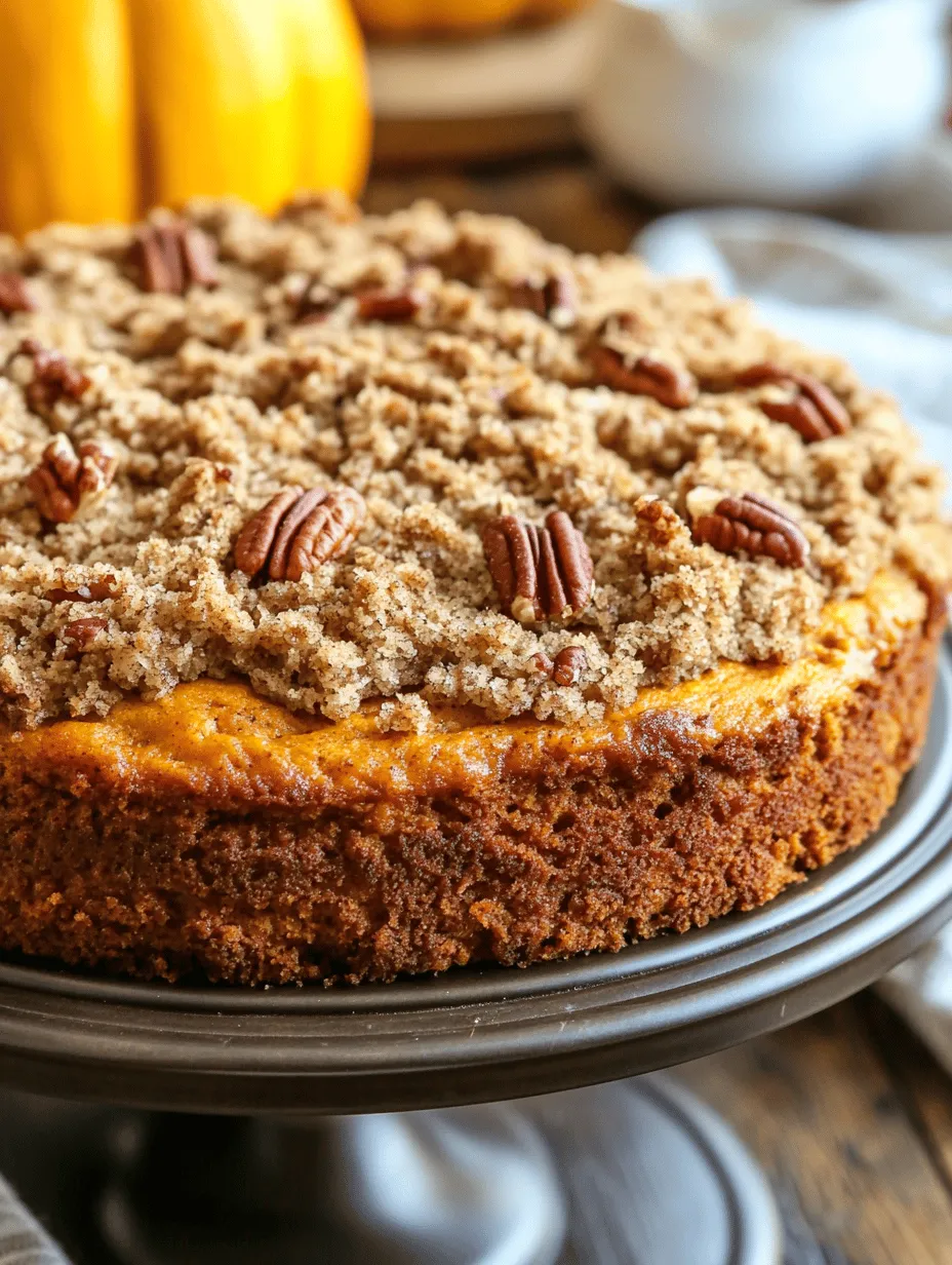 As the leaves begin to change and the air turns crisp, we find ourselves craving the warm, comforting flavors of fall. One delightful way to embrace this seasonal transition is with a slice of Cinnamon Streusel Pumpkin Coffee Cake. This delectable cake is not just a treat; it's a celebration of the flavors that define autumn. With its rich pumpkin base infused with warming spices, this coffee cake is perfect for cozy gatherings, coffee dates, or simply indulging in a slice while curled up with a good book.