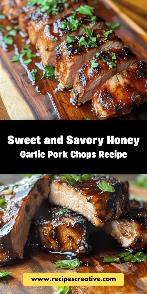 Discover the perfect balance of sweet and savory with these honey garlic pork chops! This easy recipe uses fresh, quality ingredients like honey, garlic, and soy sauce to create a flavorful dish that's ideal for weeknight dinners or special occasions. Learn tips on marinating, cooking methods, and serving suggestions to elevate your meal. Enjoy deliciously juicy pork chops that everyone will love! #HoneyGarlic #PorkChops #CookingTips #EasyRecipes #DinnerIdeas #Foodie