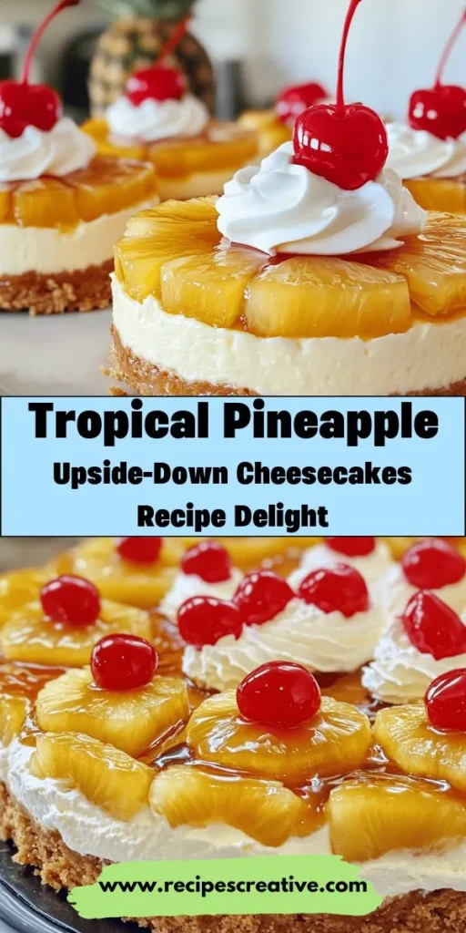 Create a tropical sensation at your next gathering with the Irresistible Pineapple Upside-Down Cheesecake! Combining rich creaminess with sweet, caramelized pineapple, this dessert is a stunning twist on the classic. Our blog post walks you through each step, ensuring you master this delightful recipe. Perfect for celebrations or casual get-togethers, this cheesecake will impress everyone! #PineappleUpsideDownCheesecake #DessertRecipe #TropicalTreat #BakingFun #SweetTooth