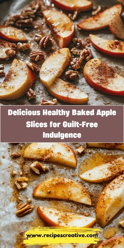 Indulge in the warm comfort of healthy baked apple slices, a delightful treat that combines flavor and nutrition effortlessly. This recipe transforms ordinary apples into a guilt-free dessert, perfect for any occasion. Packed with vitamins, fiber, and antioxidants, apples support overall wellness. Easy to make and customizable with toppings, these baked slices can be enjoyed as a snack or dessert. Discover how tasty healthy eating can be! #HealthyEating #BakedApples #HealthyDessert #RecipeIdeas #AppleSlices #NutritiousSnacks #FoodieFun