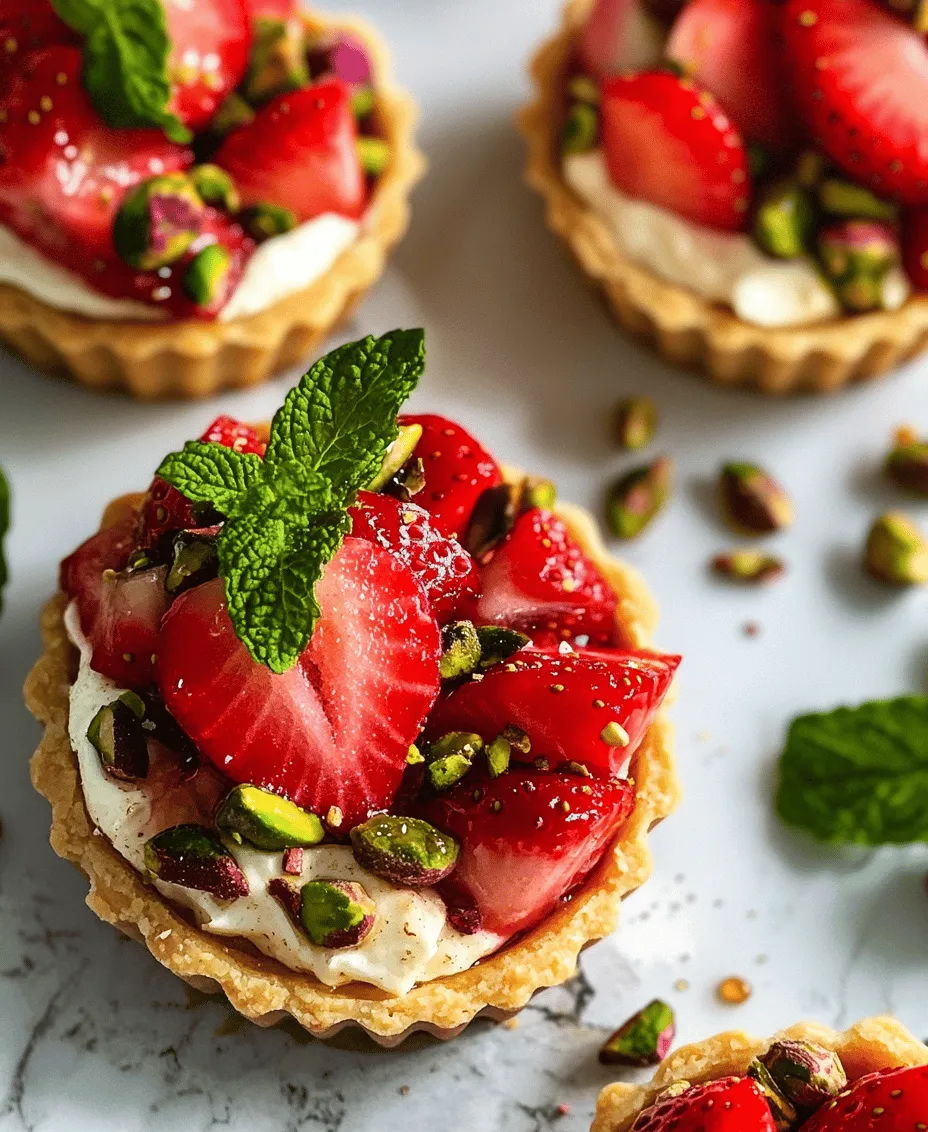 Discover a delightful dessert that combines the sweetness of strawberries with the creamy richness of mascarpone cheese – Mini Strawberry-Pistachio Mascarpone Tarts. These elegant and flavorful tarts are perfect for any occasion, whether it be a summer gathering, a special celebration, or simply an indulgent treat for yourself. With their stunning presentation and harmonious blend of flavors, they are sure to impress your guests and satisfy your sweet cravings.