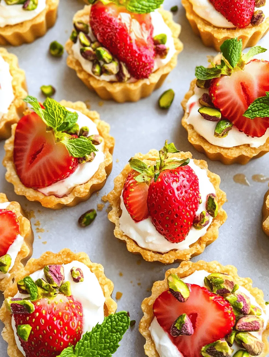 Discover a delightful dessert that combines the sweetness of strawberries with the creamy richness of mascarpone cheese – Mini Strawberry-Pistachio Mascarpone Tarts. These elegant and flavorful tarts are perfect for any occasion, whether it be a summer gathering, a special celebration, or simply an indulgent treat for yourself. With their stunning presentation and harmonious blend of flavors, they are sure to impress your guests and satisfy your sweet cravings.