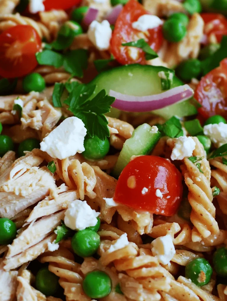 In recent years, the movement toward healthy eating has gained significant traction, with many individuals prioritizing nutrient-dense foods that align with their fitness goals. As a result, protein-rich diets have skyrocketed in popularity, and for good reason: protein plays a crucial role in building and repairing tissues, and it is essential for maintaining a healthy metabolism. The High Protein Chicken Pasta Salad is an excellent example of a nutritious and satisfying meal option that not only meets these dietary needs but also provides a delightful blend of flavors and textures.