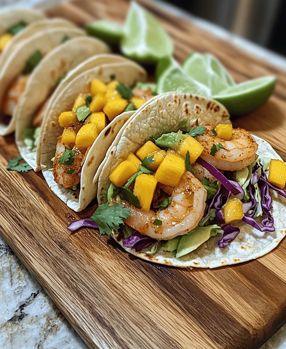 Imagine biting into a perfectly crafted taco, where the tender shrimp, seasoned to perfection, meets a burst of flavor from a zesty mango salsa. This is not just a meal; it’s an experience. The combination of spicy shrimp with the cool, fruity notes of mango creates a balance that tantalizes the palate. Whether you’re hosting a summer barbecue, preparing for Taco Tuesday, or simply craving a flavorful dinner, these tacos are sure to impress.