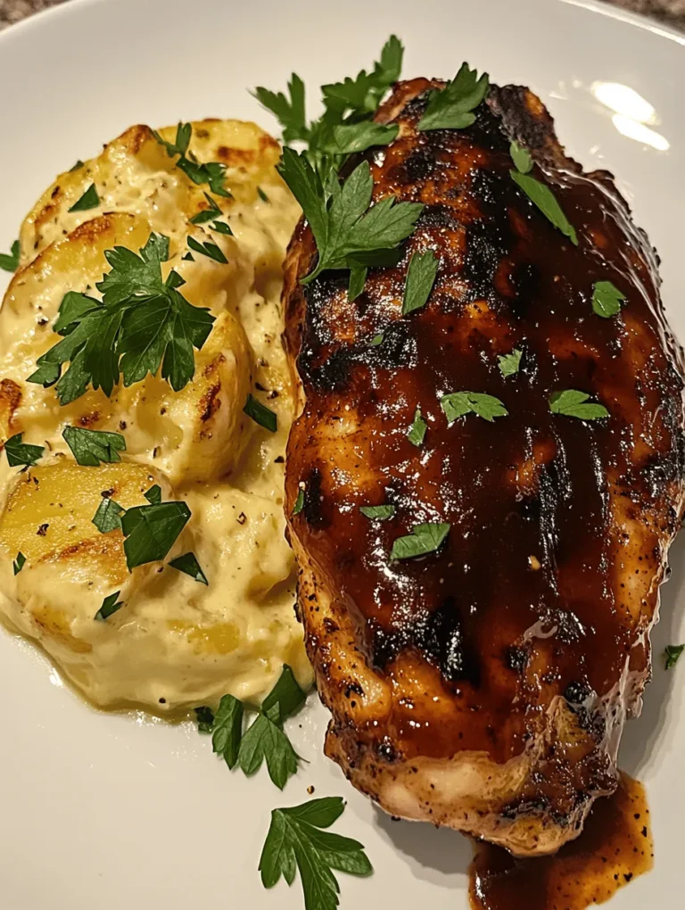 In the bustling world of culinary delights, finding the perfect balance between taste, nutrition, and convenience can often feel like a daunting task. However, the dish that embodies this balance beautifully is the High Protein Honey BBQ Chicken paired with Creamy Garlic Parmesan Potatoes. This meal not only tantalizes the taste buds with its rich flavors and textures but also packs a nutritional punch that aligns with today's health-conscious lifestyle.