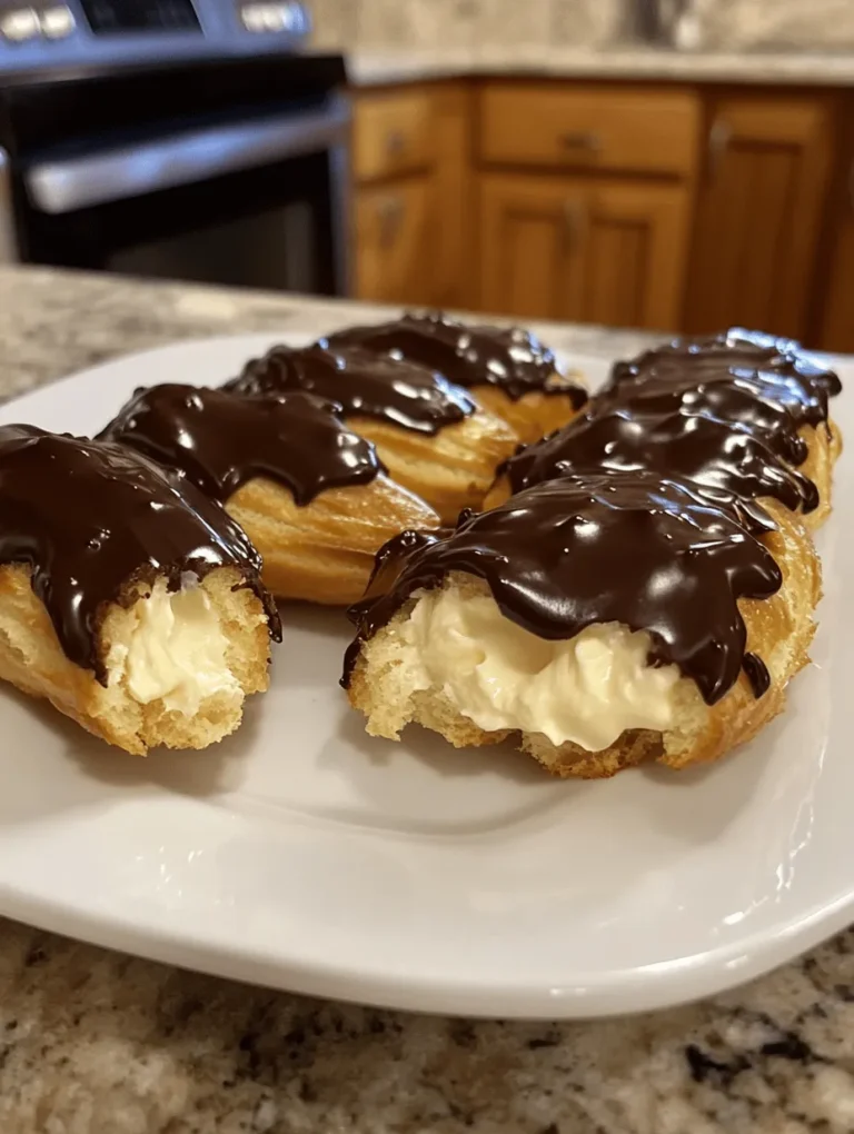 Éclairs, those delectable elongated pastries filled with sumptuous cream and glazed with chocolate, have long been a cherished staple of French patisserie. Their delicate, airy texture and rich flavors make them a favorite not only in France but around the globe. The joy of baking éclairs at home brings a sense of accomplishment and an opportunity to share these delightful treats with family and friends. In this article, we will guide you through a detailed recipe for crafting your own heavenly homemade éclairs, ensuring that you master the art of this classic pastry.