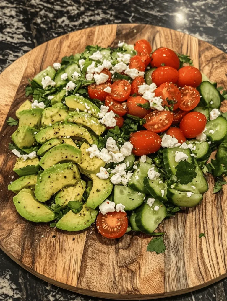 If you're a fan of avocados, you've stumbled upon the perfect culinary creation: the Avocado Lover’s Dream Salad. This vibrant dish not only celebrates the creamy, rich texture of avocados but also harmonizes a medley of colorful, fresh ingredients that elevate it to a gourmet experience. With a delightful balance of flavors and textures, this salad is a feast for both the eyes and the palate.