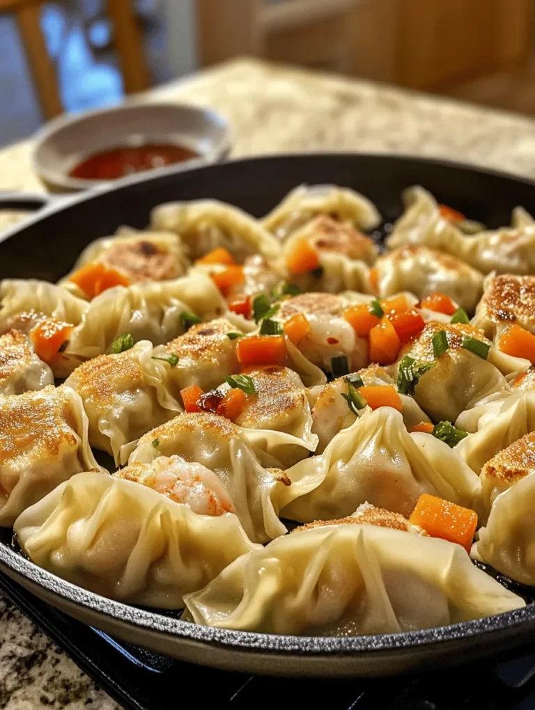 Dumplings, with their delightful bite and variety of fillings, have captured the hearts and taste buds of food lovers across the globe. Among these, savory shrimp and rainbow vegetable dumplings stand out for their vibrant colors and flavors, making them not only a feast for the palate but also a feast for the eyes. These dumplings are an irresistible combination of tender shrimp and a medley of fresh vegetables, all wrapped in a delicate dough. The appeal of this dish lies not only in its flavor but also in its health benefits, making it a nutritious choice that doesn't compromise on taste.