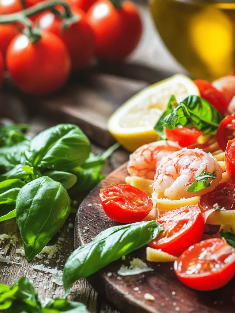 If you're on the hunt for a vibrant and flavorful meal that bursts with nutrition, look no further than Tomato Spinach Shrimp Pasta. This dish is not only visually appealing with its bright colors but also offers a delightful combination of tastes and textures that make it a family favorite. The succulent shrimp, tender spinach, and juicy cherry tomatoes harmonize beautifully with the pasta, creating a dish that is both satisfying and healthy.