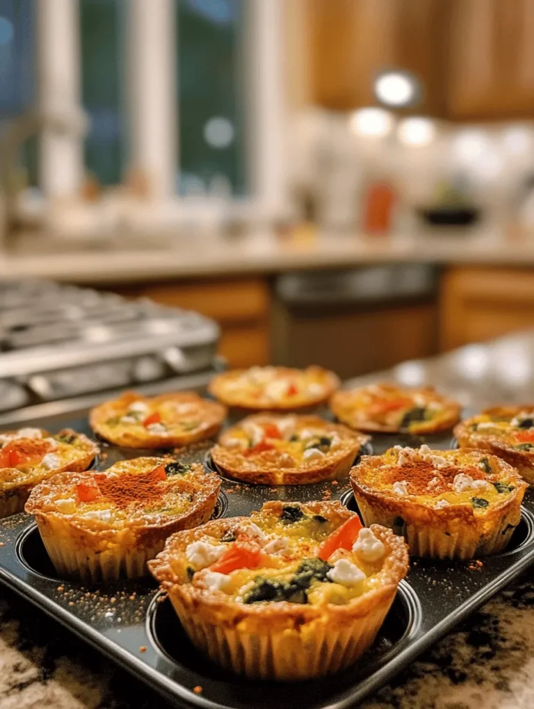 The foundation of any great dish lies in the quality of its ingredients, and Spanish Feta Egg Muffins are no exception. Using fresh, high-quality ingredients not only enhances the flavors but also contributes to the nutritional value of the muffins. When selecting your ingredients, opt for local and organic produce whenever possible. Fresh vegetables, free-range eggs, and artisan feta cheese can significantly elevate the taste and healthfulness of your muffins, ensuring that each bite is a celebration of vibrant flavors.