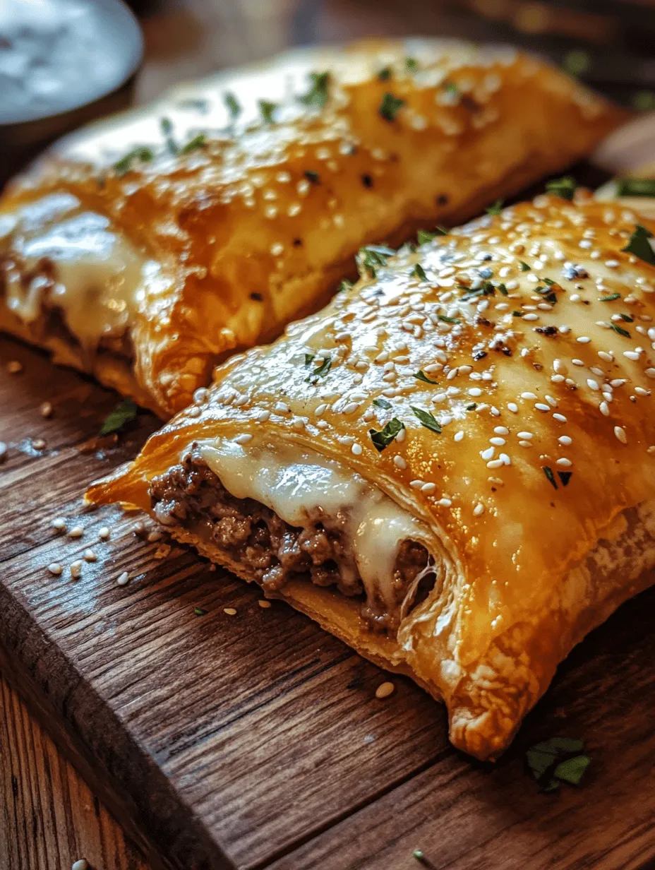If you’re looking for a recipe that combines the heartiness of a classic cheeseburger with the convenience of a hand-held meal, the Cheesy Goodness Burger Pockets are your answer. These delightful pockets offer a unique twist on traditional burgers, making them an excellent choice for busy families, parties, or any casual gathering where finger foods shine. Imagine biting into a golden, flaky crust and discovering a warm filling of ground beef, melty cheeses, and zesty condiments – it’s a comforting experience that everyone will love.