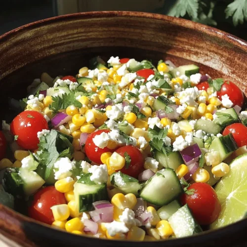 As the sun shines brighter and the temperatures rise, the desire for refreshing, light meals becomes paramount. Enter the Summer Corn Salad Delight—a vibrant dish that perfectly encapsulates the essence of summer gatherings, barbecues, or simply enjoying a light meal on a warm day. This salad is a delightful combination of sweet, fresh corn paired with colorful vegetables and a zesty dressing, making it not only a feast for the palate but also a visual treat.