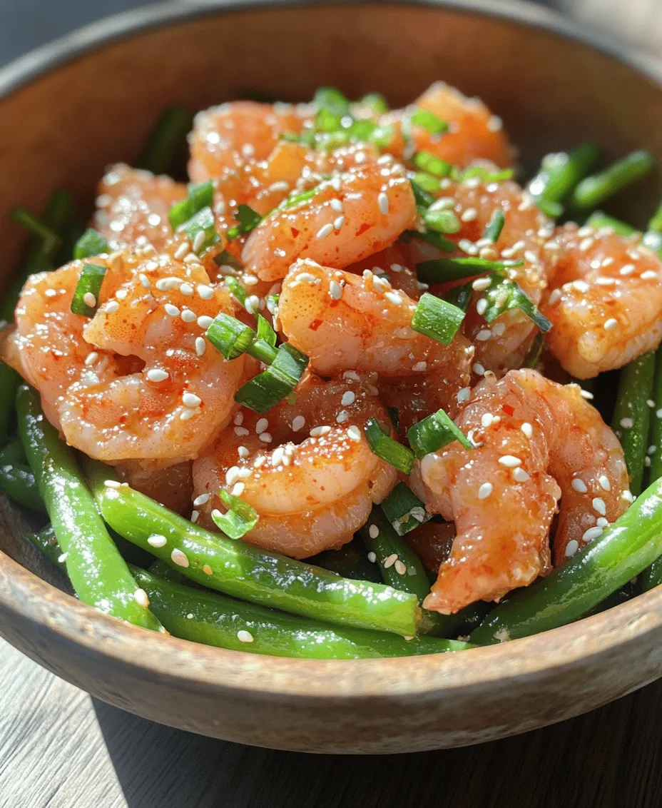 Discover a culinary delight that combines the succulent flavors of shrimp with the vibrant crunch of fresh green beans: Spicy Shrimp Delight with Crisp Green Beans. This dish is a perfect marriage of spice and freshness, guaranteed to tantalize your taste buds and impress your dinner guests. With a preparation time of just 15 minutes and a total cooking time of 30 minutes, it’s an ideal choice for busy weeknights or weekend gatherings. In this article, we will explore the recipe in detail, delve into its nutritional benefits, and uncover tips for perfecting this dish in your own kitchen.