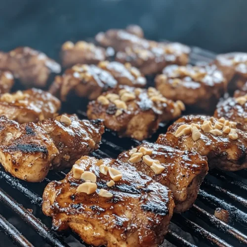 If you're looking for a dish that combines exquisite flavors with a simple grilling technique, look no further than Easy Grilled Thai Chicken Skewers. This vibrant dish is a celebration of Thai cuisine's hallmark balance of sweet, salty, sour, and spicy notes, making it a favorite for both weeknight dinners and festive gatherings. The skewers are not only visually appealing but also packed with flavor, thanks to a delicious marinade that infuses the chicken with a taste of Thailand.