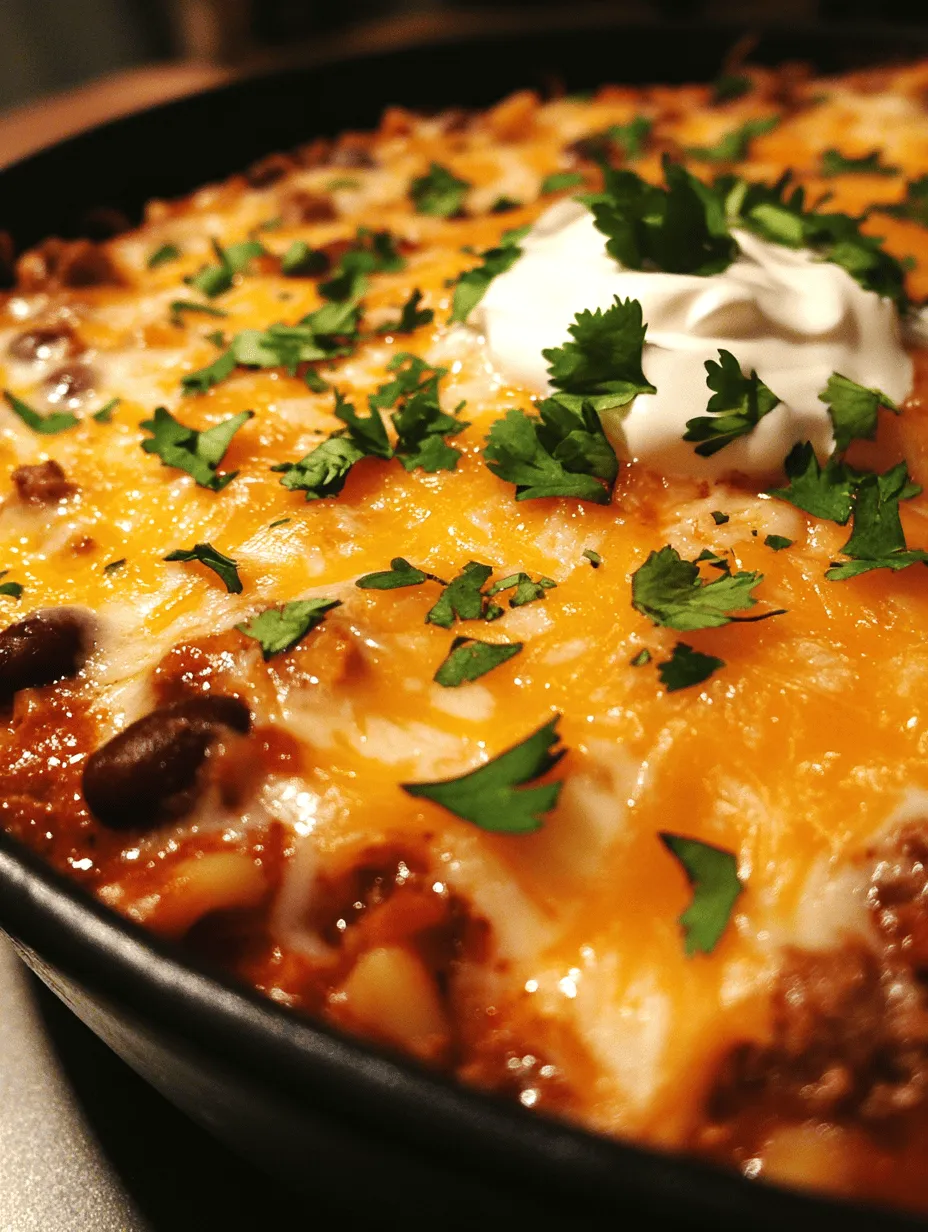 Chili Mac Extravaganza is a dish that beautifully combines the robust flavors of chili with the comforting texture of macaroni. This hearty meal is perfect for those chilly evenings when you want something warm and satisfying. With a delightful interplay of spices, meat, beans, and pasta, Chili Mac offers not only great taste but also a quick and easy solution for busy weeknights. Whether you’re cooking for a family gathering or hosting a casual get-together with friends, this dish is bound to impress and become a staple in your culinary repertoire.