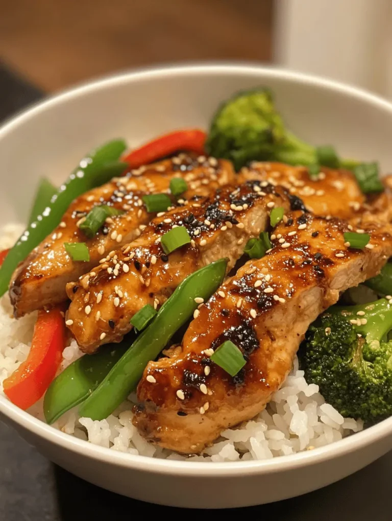 The Savory Teriyaki Chicken Rice Bowl is a beloved dish that showcases the best of Asian cuisine, combining tender chicken, vibrant vegetables, and perfectly cooked rice, all enveloped in a rich, flavorful teriyaki sauce. This dish has gained immense popularity not only for its mouthwatering taste but also for its beautiful presentation and varied textures. Each bite offers a delightful balance between the sweet, savory notes of the teriyaki sauce and the crunch of fresh vegetables, making it a feast for both the eyes and the palate.