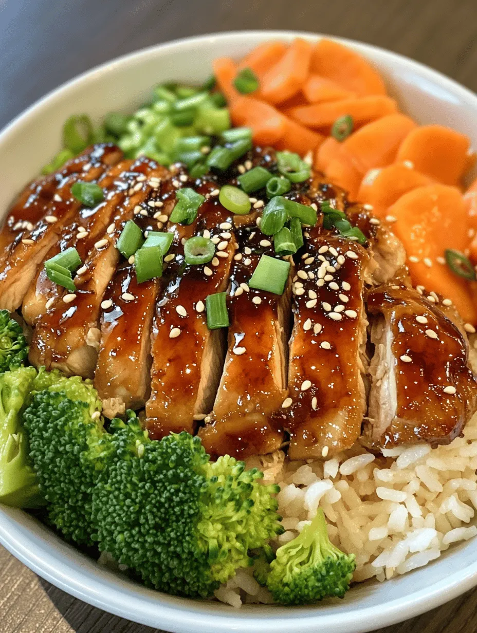 The Teriyaki Chicken Rice Bowl is a culinary masterpiece that beautifully marries the savory and sweet elements of Japanese cuisine with the wholesome comfort of a rice dish. Originating from Japan, teriyaki refers both to a cooking technique and a sauce that has become popular worldwide. The cooking method involves grilling or broiling food that has been glazed with a sweet soy-based sauce, creating a tantalizingly rich flavor profile. In recent years, teriyaki chicken rice bowls have gained immense popularity in modern cuisine, appealing to both health-conscious eaters and those seeking a fast yet delicious meal.