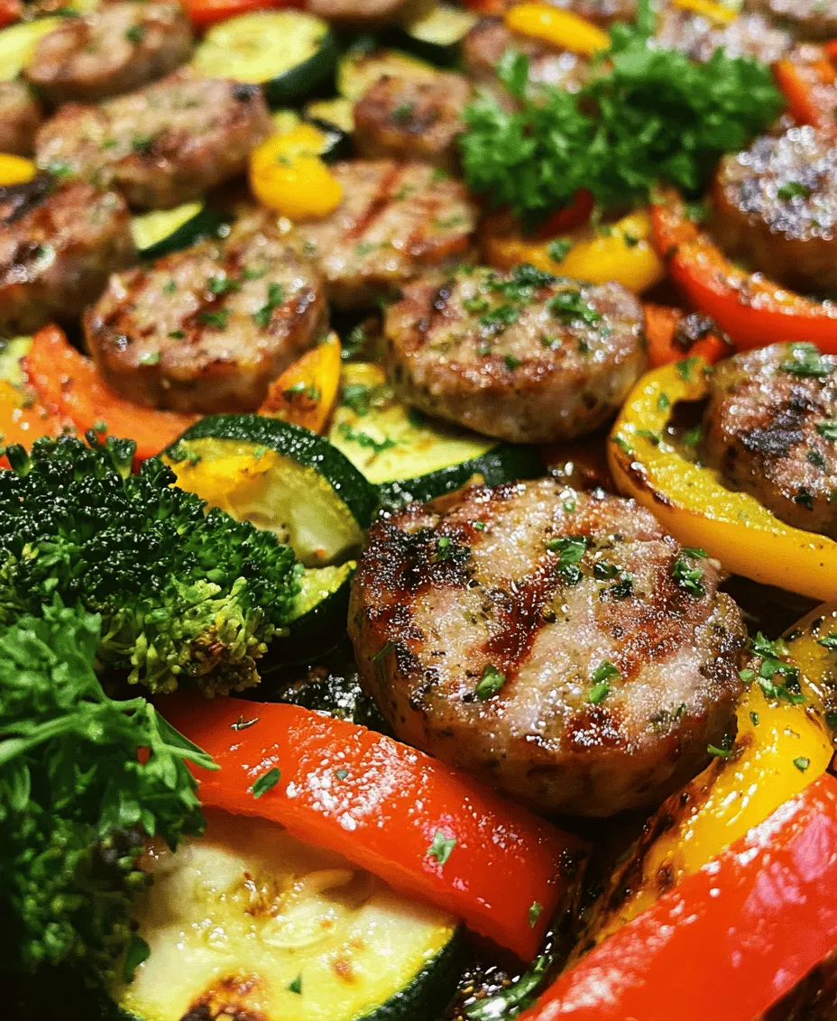 Discover the joy of effortless cooking with our Sizzling Sheet Pan Sausage & Veggie Fiesta. This vibrant dish combines savory smoked sausage with a colorful medley of fresh vegetables, making it a perfect choice for a quick weeknight dinner or a lively weekend gathering. Not only is it easy to prepare, but it also offers a nutritious balance of protein and veggies, all roasted to perfection on a single sheet pan. As the aroma fills your kitchen, you’ll be enticed by the blend of flavors that are sure to delight your family and friends.