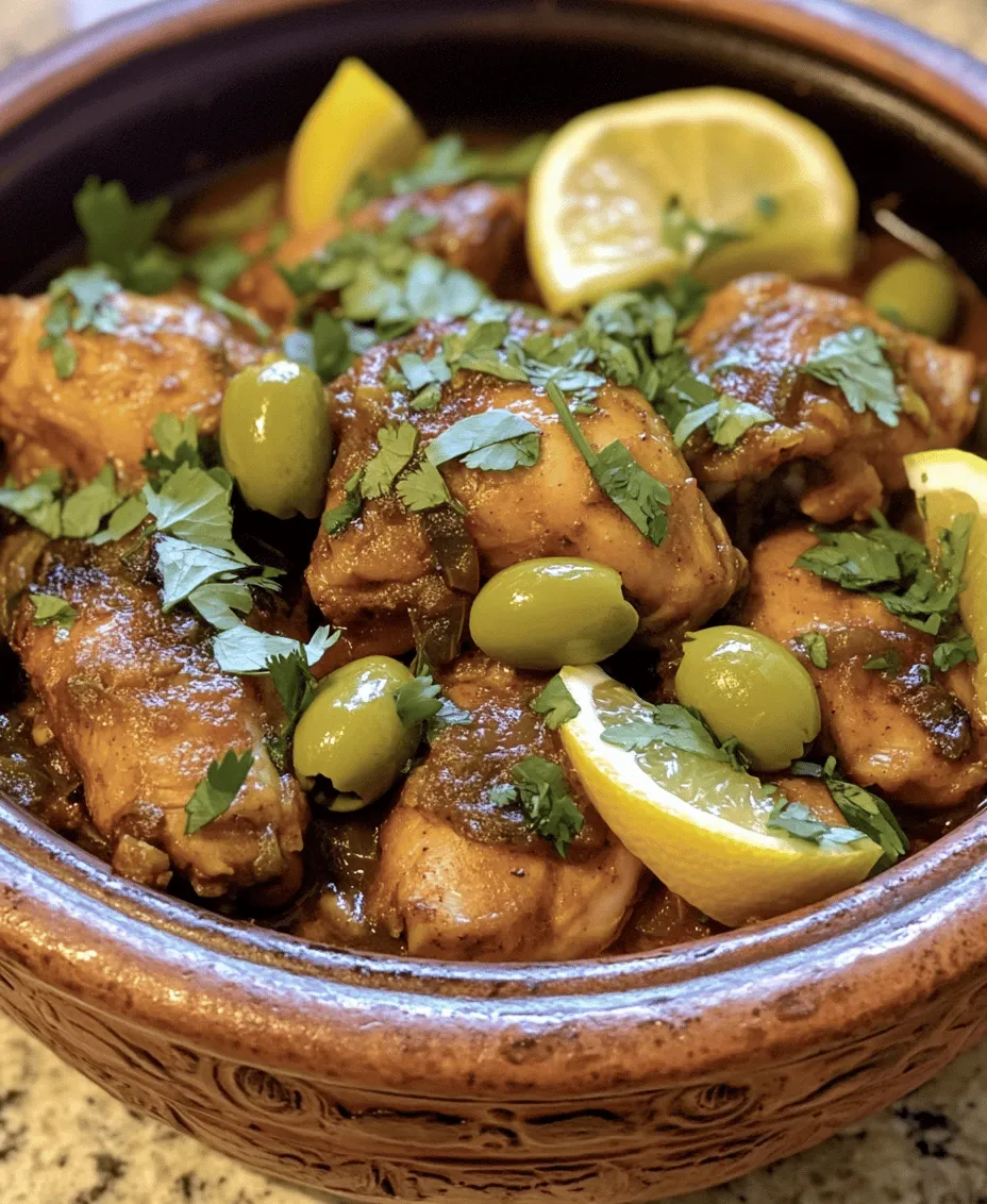 Moroccan Chicken Tagine with Olives and Lemons is not just a meal; it’s an invitation to experience the rich tapestry of Moroccan culture and culinary artistry. This iconic dish beautifully encapsulates the essence of Moroccan cooking, where vibrant flavors and aromatic spices come together in a comforting and satisfying way. With tender chicken, briny olives, and zesty lemons, each bite transports you to the bustling markets of Marrakech and the sun-soaked landscapes of the Moroccan countryside.