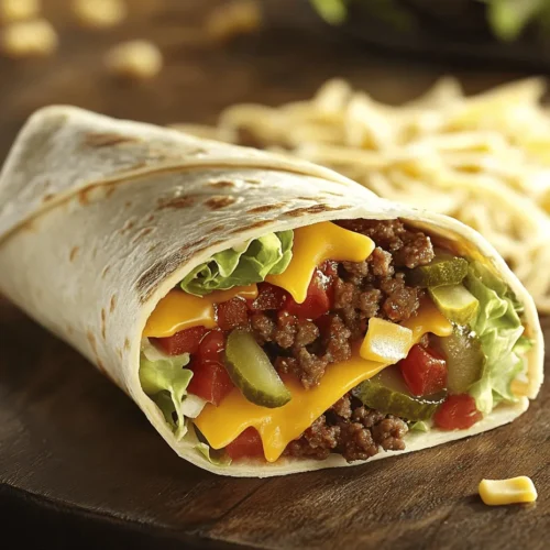 Imagine biting into a classic Big Mac: the juicy ground beef, the crisp lettuce, the tangy pickles, and that iconic special sauce. Now, picture all of that deliciousness wrapped up neatly in a soft tortilla. Welcome to the world of Big Mac Wraps with Special Sauce! This innovative recipe is not just a clever play on a beloved fast-food staple; it’s a convenient and fun way to enjoy all the flavors we love about the Big Mac, minus the need for a plate and utensils.