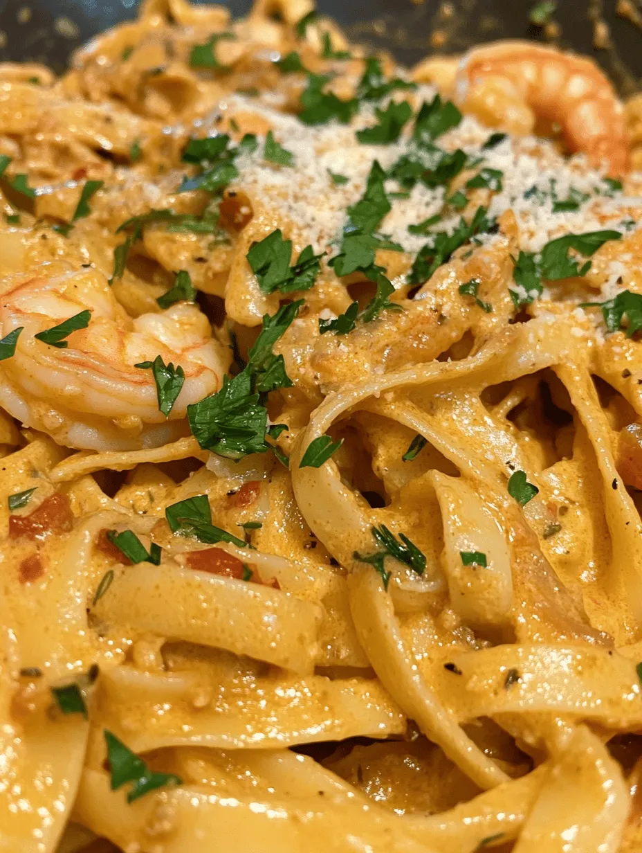 In the world of comfort food, few dishes can rival the rich and indulgent flavors of creamy garlic shrimp pasta. This delectable recipe brings together succulent shrimp, aromatic garlic, and a luscious cream sauce, all tossed with perfectly cooked fettuccine pasta. The combination of flavors and textures creates a dish that is not only satisfying but also impressively elegant, making it suitable for both casual weeknight dinners and special occasions.