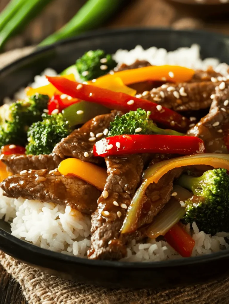 Savory Beef with Oyster Sauce is a culinary gem that has captured the hearts (and appetites) of many around the globe. This delicious stir-fry combines tender slices of flank steak with a medley of vibrant vegetables, all enhanced by the rich umami flavor of oyster sauce. The beauty of this dish lies in its harmonious balance of flavors and textures, making it an ideal choice for those who appreciate the art of stir-frying.