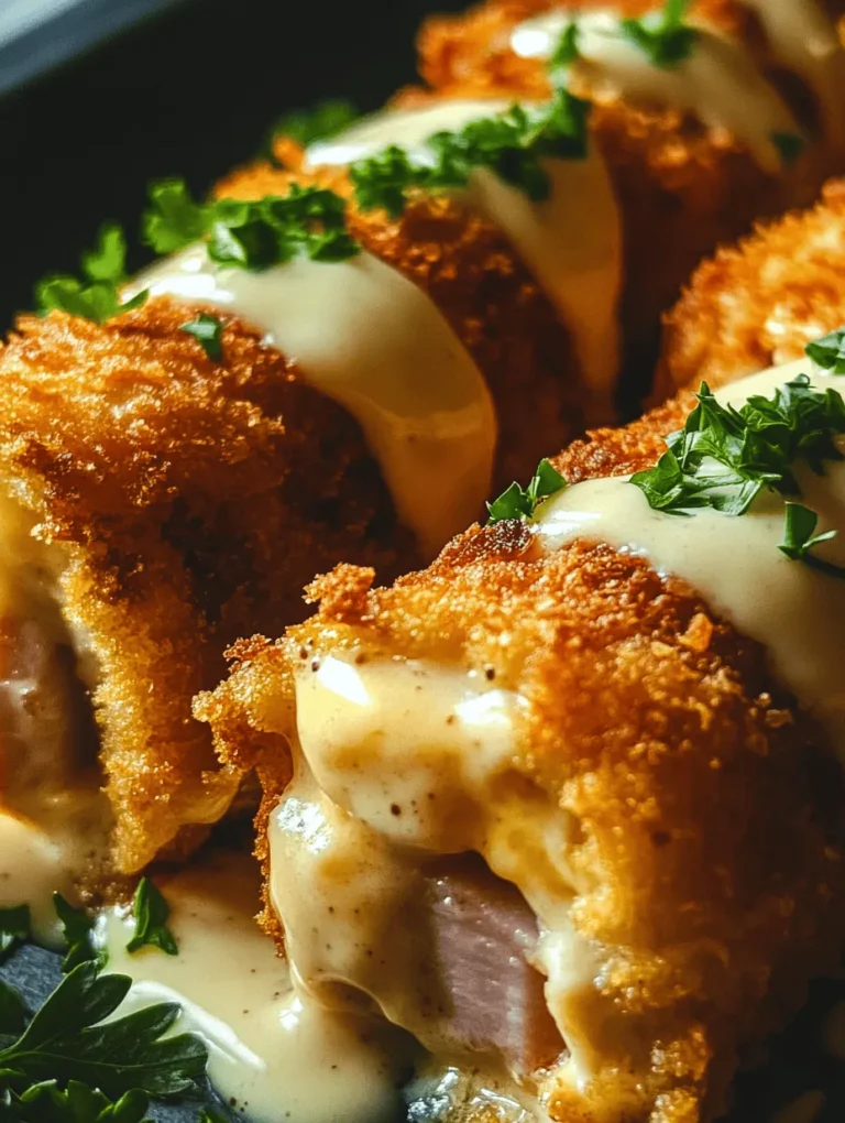 Chicken Cordon Bleu is a beloved dish that encapsulates the essence of comfort food, combining tender chicken breasts, savory ham, and rich Swiss cheese into a delightful culinary experience. This classic recipe is celebrated for its harmonious blend of flavors and textures, making it a perfect centerpiece for any meal. Whether you’re hosting a family dinner, celebrating a special occasion, or simply meal prepping for the week, Chicken Cordon Bleu stands out as a versatile choice that appeals to everyone at the table.